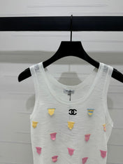CHANEL 25S PATCHWORK TANK TOP 264142