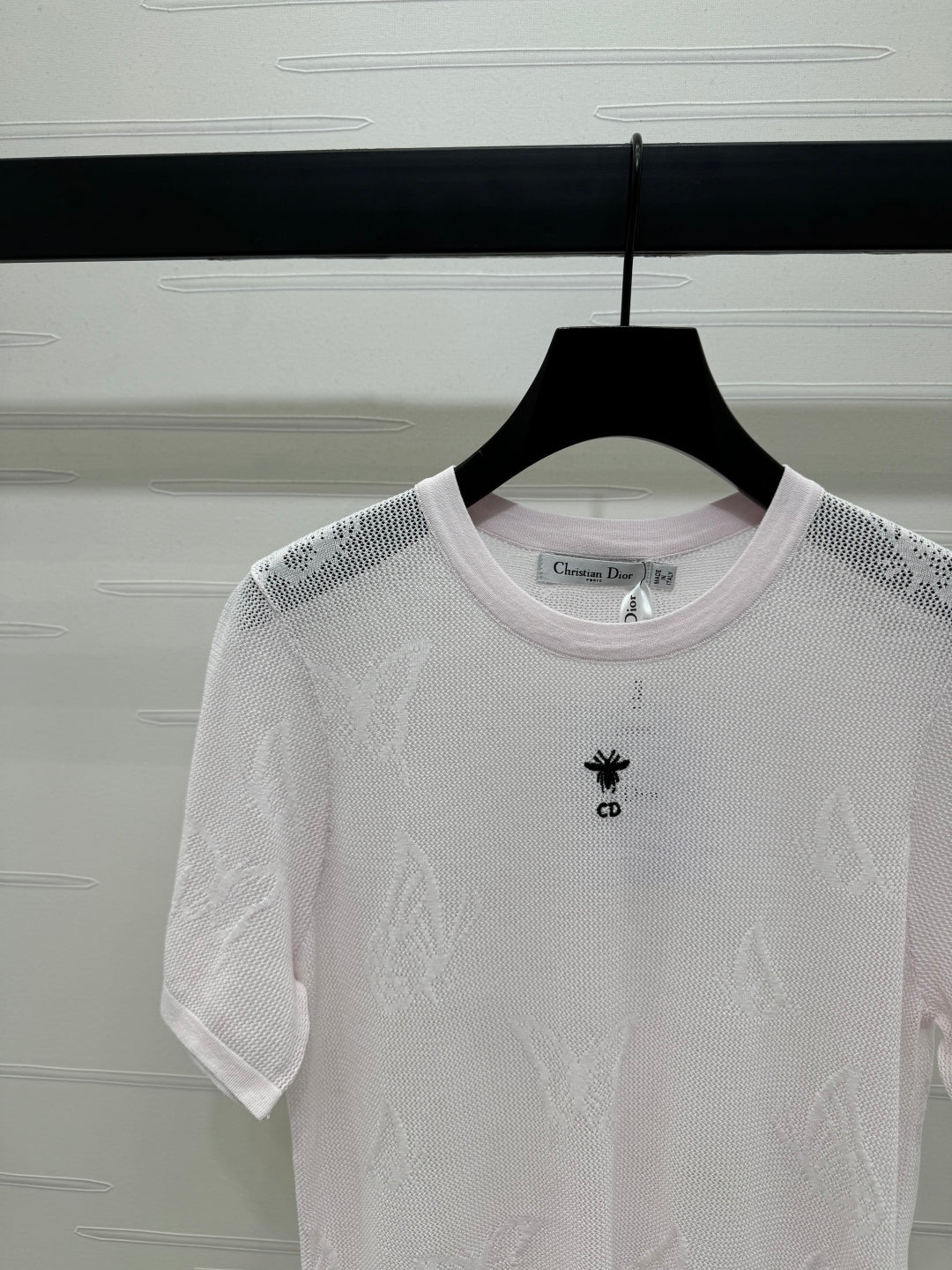 DIOR 25S BUTTERFLY WOVEN T-SHIRT 264062