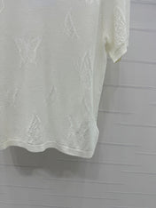 DIOR 25S BUTTERFLY WOVEN T-SHIRT 264066