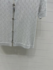 CHANEL SHORT-SLEEVE SEQUINNED KNIT CARDIGAN 269409