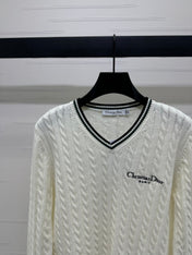 DIOR V-NECK PULLOVER SWEATER 274926