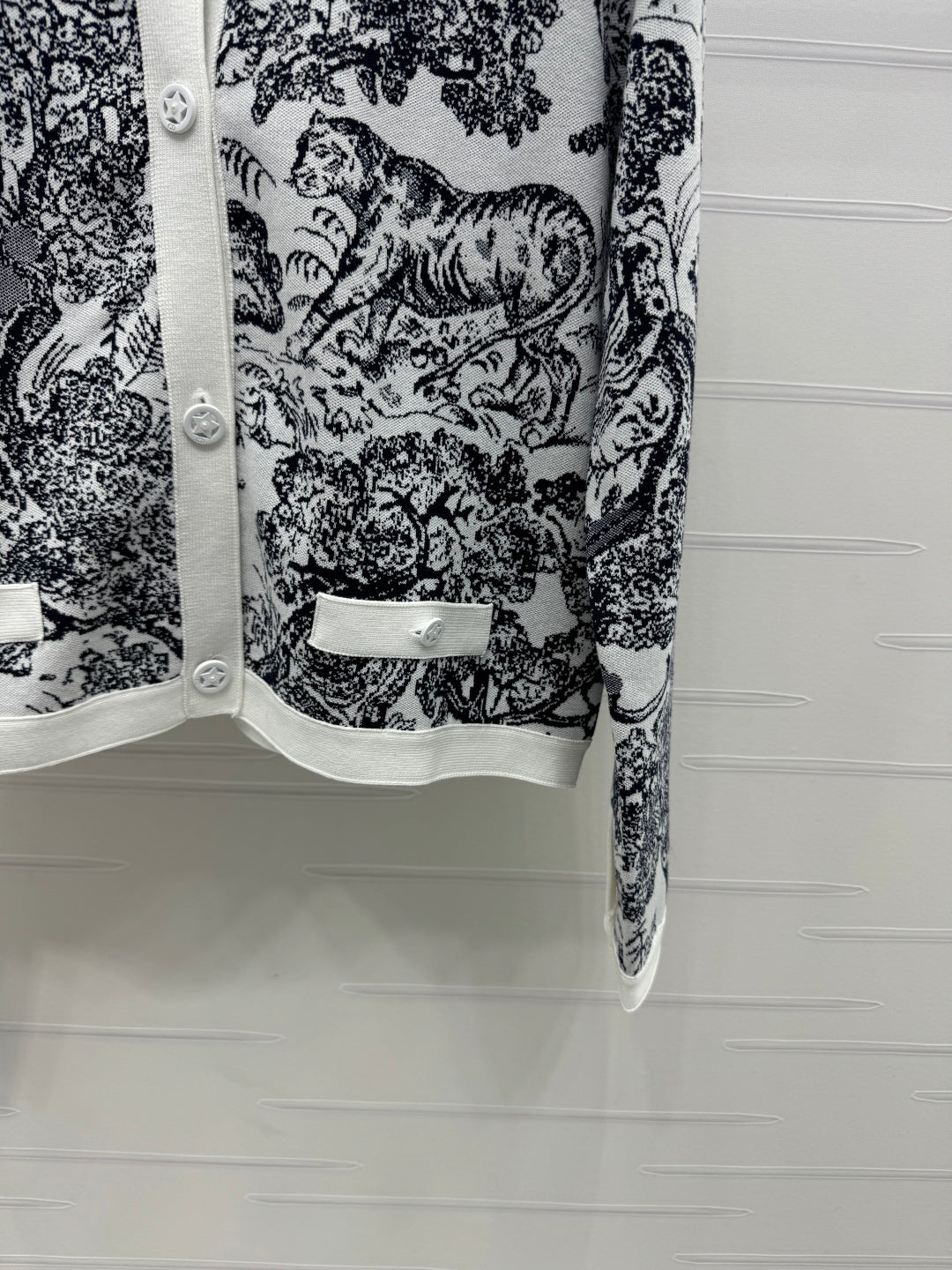 DIOR JACQUARD KNIT CARDIGAN 274879