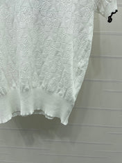 DIOR 26S SHORT-SLEEVE KNIT TOP 1387