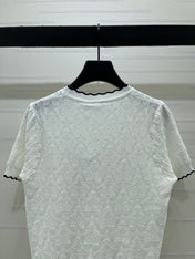 DIOR 26S SHORT-SLEEVE KNIT TOP 1387