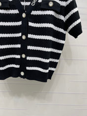 CHANEL 26S SHORT-SLEEVE KNIT TOP 1345