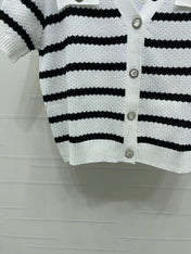 CHANEL 26S SHORT-SLEEVE KNIT TOP 1344