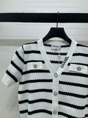 CHANEL 26S SHORT-SLEEVE KNIT TOP 1344
