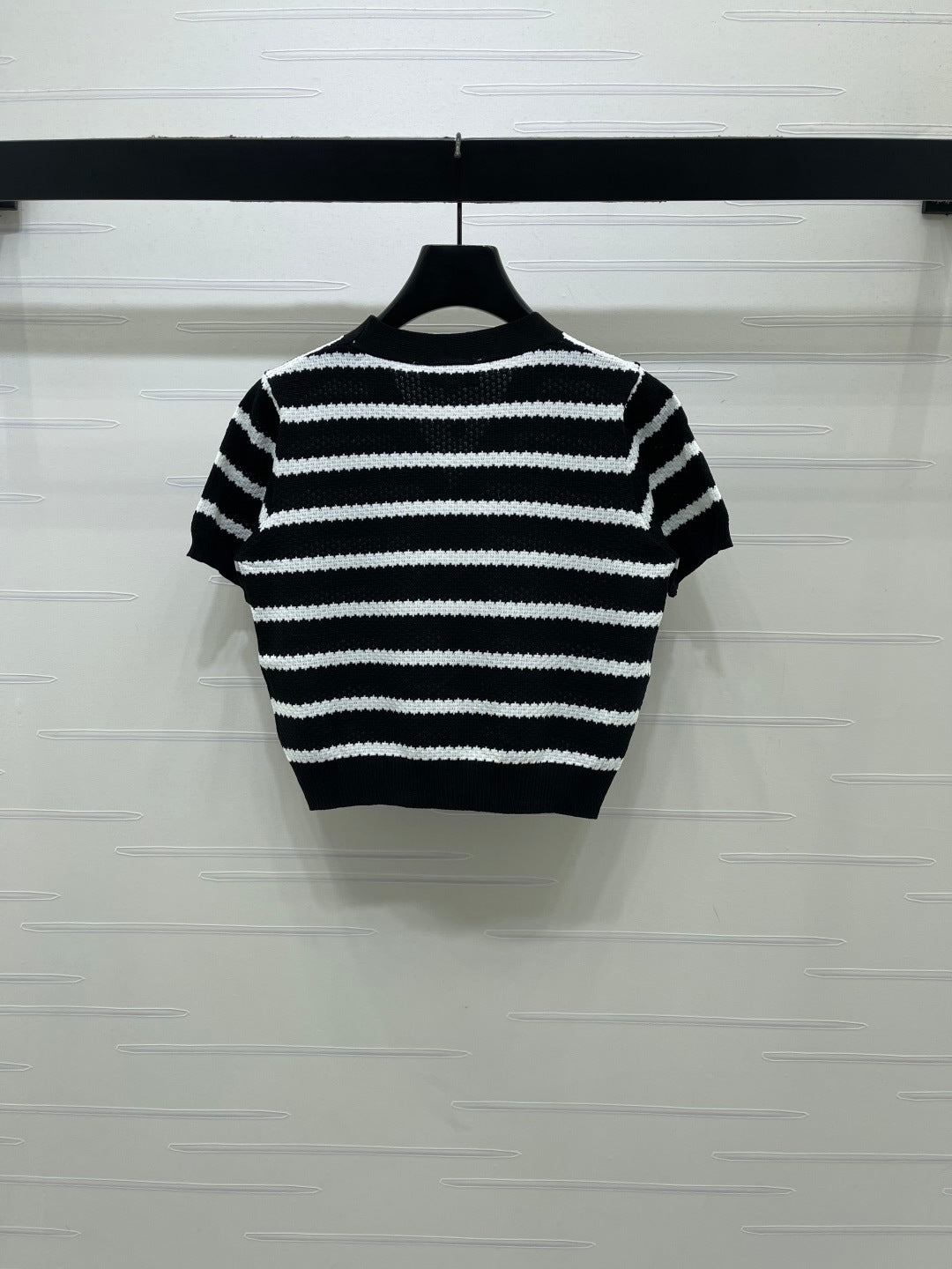 CHANEL 26S SHORT-SLEEVE KNIT TOP 1345