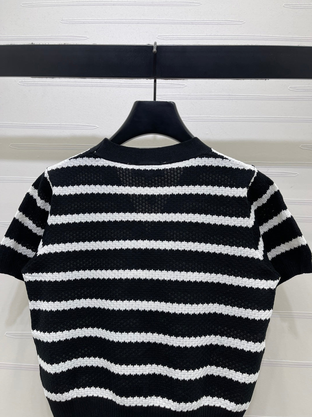 CHANEL 26S SHORT-SLEEVE KNIT TOP 1345
