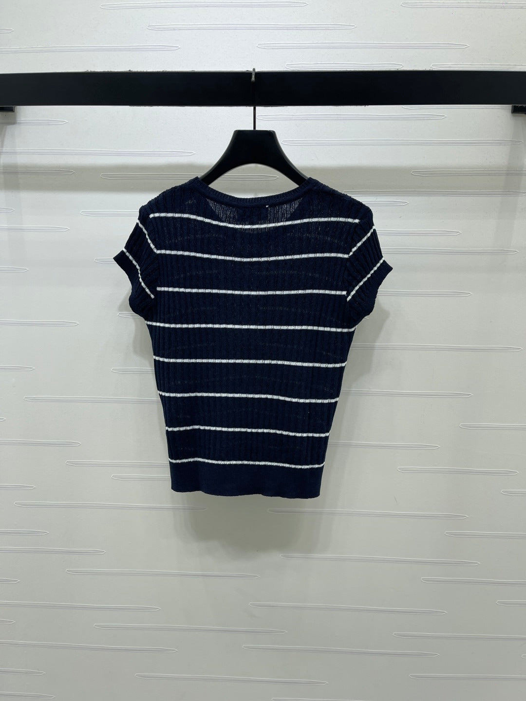 CHANEL 26S SHORT-SLEEVE KNIT TOP 1343