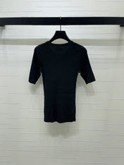 CHANEL 26S SHORT-SLEEVE KNIT TOP 1331