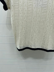 CHANEL 26S SHORT-SLEEVE KNIT TOP 1321