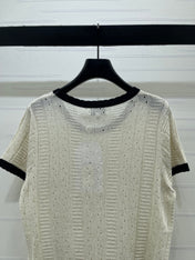 CHANEL 26S SHORT-SLEEVE KNIT TOP 1321