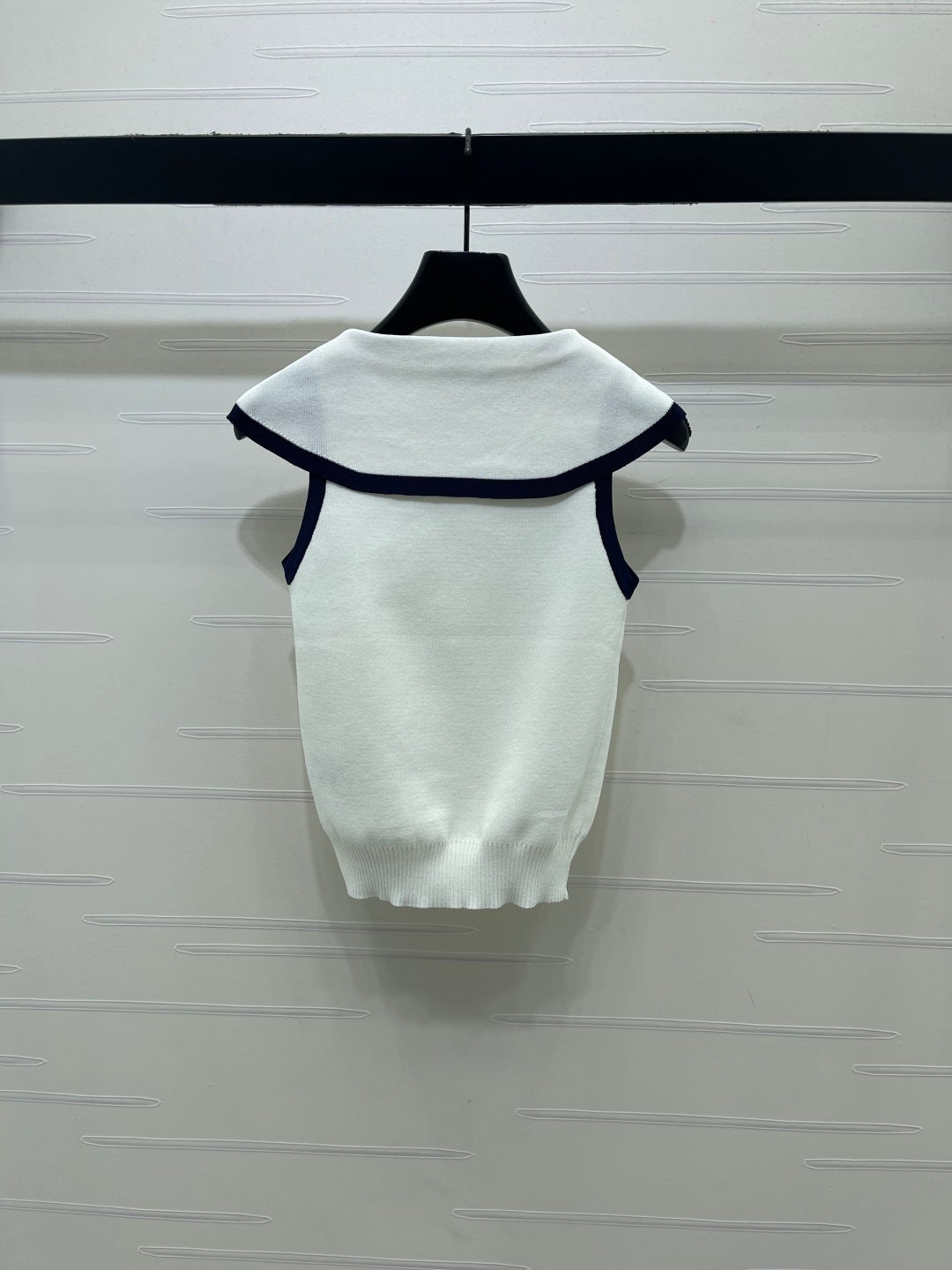 DIOR 26S SAILOR COLLAR KNIT TOP 1323