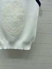 DIOR 26S SAILOR COLLAR KNIT TOP 1323