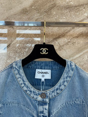 CHANEL 25S SLEEVELESS DENIM VEST 391