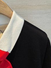 VALENTINO 26S SHORT-SLEEVE  KNIT TOP 437