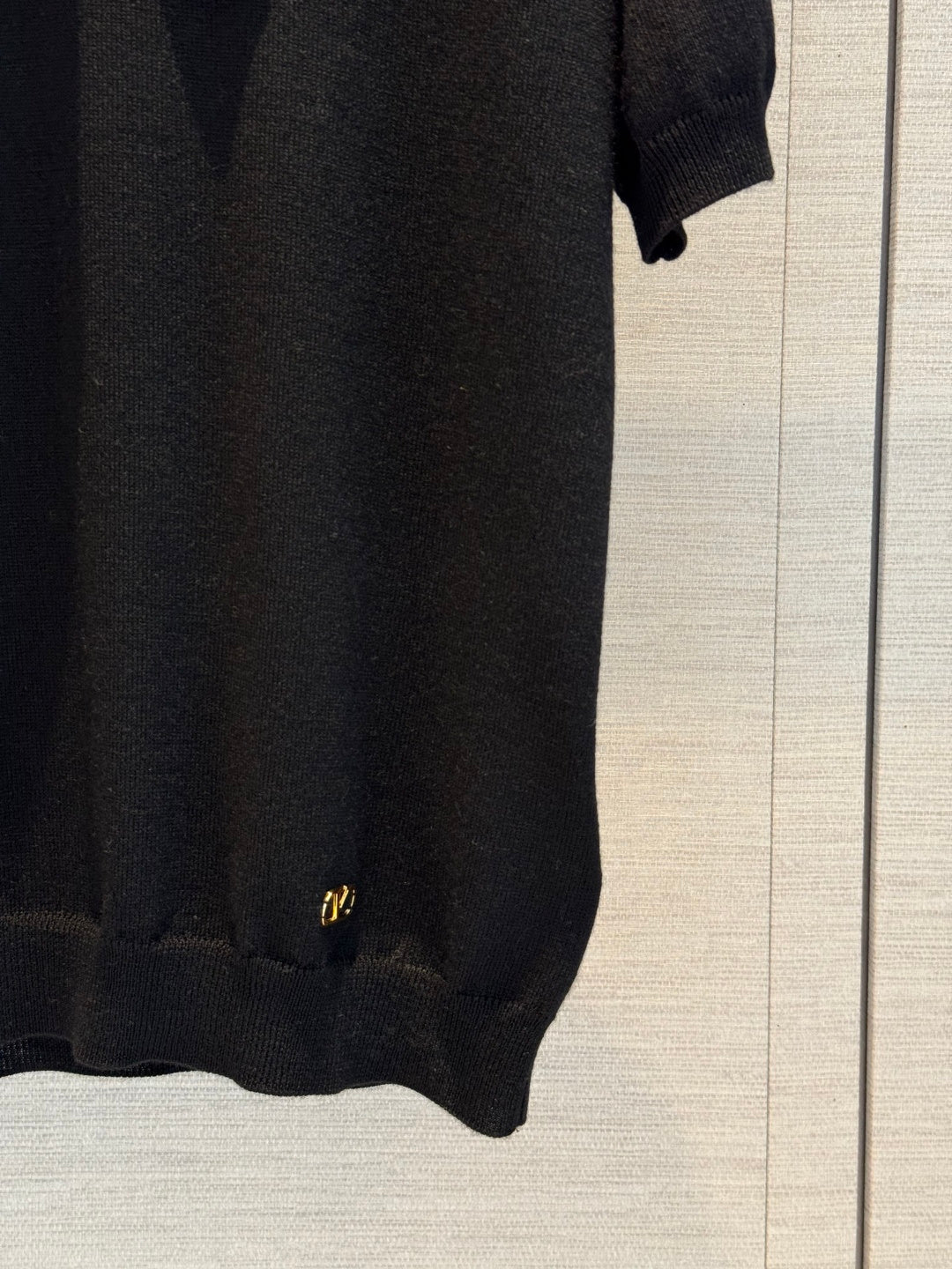 VALENTINO 26S SHORT-SLEEVE  KNIT TOP 437