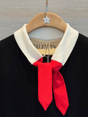 VALENTINO 26S SHORT-SLEEVE  KNIT TOP 437
