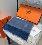HERMES 25S SCARF 190 IN CASHMERE 854637