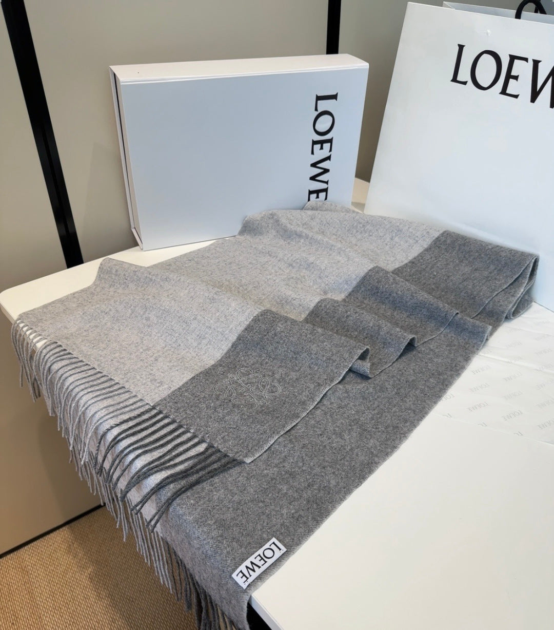 LOEWE 26S SCARF 180 IN CASHMERE 165923