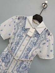 ZIMMERMANN 26S SHORT-SLEEVE SHIRT DRESS STYLE 109
