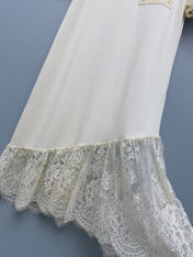 MONCLER 26S LACE-TRIM T-SHIRT DRESS 704
