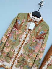 ZIMMERMANN 26S SHIRT AND STRAIGHT-LEG PANTS SET STYLE 78