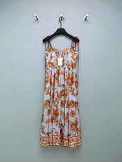 ZIMMERMANN 26S PATTERNED MIDI DRESS STYLE 76