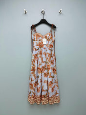 ZIMMERMANN 26S PATTERNED MIDI DRESS STYLE 76