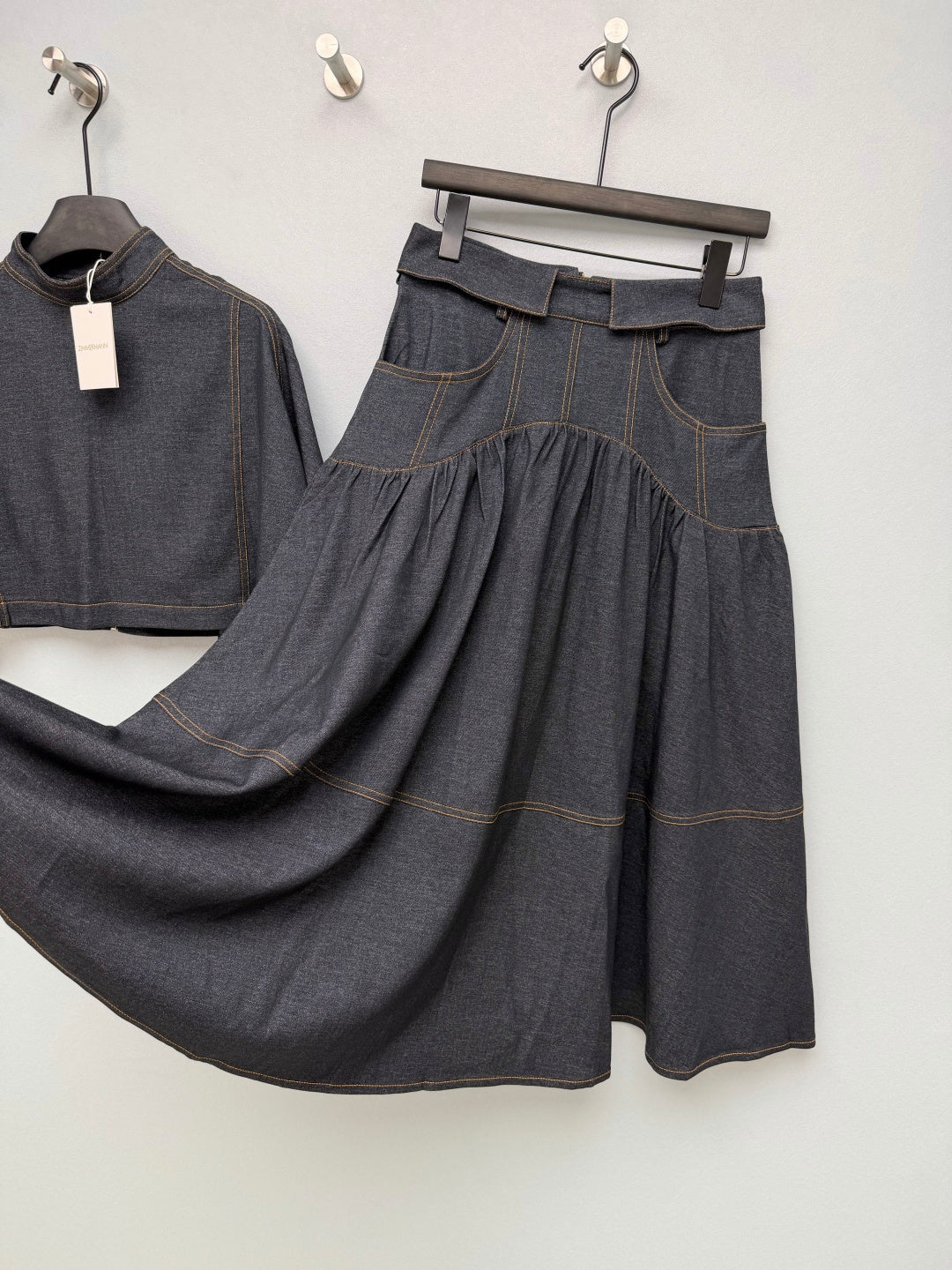 ZIMMERMANN 26S TOP AND SKIRT SET STYLE 68