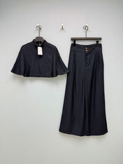 ZIMMERMANN 26S TOP AND WIDE-LEG PANTS SET STYLE 67