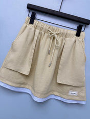 MIUMIU 26S TOP AND SKIRT SET STYLE 1084