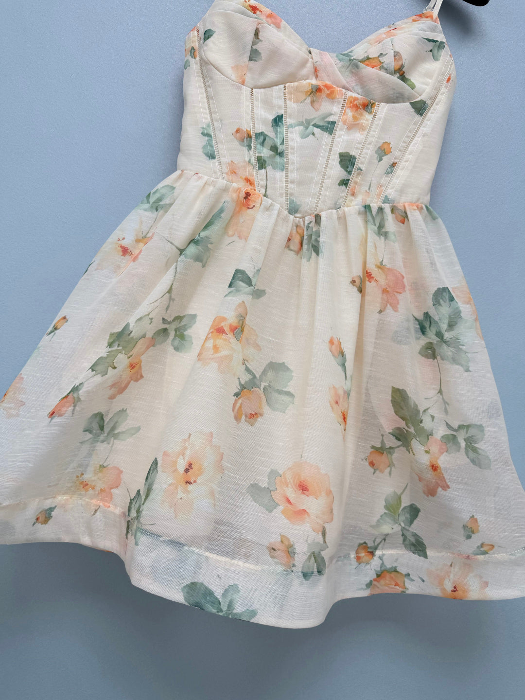ZIMMERMANN 26S FLORAL SPAGHETTI STRAP DRESS STYLE 23