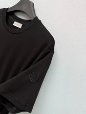 MONCLER 26S SHORT-SLEEVE PLEATED DRESS 681