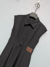 LOEWE 26S SLEEVELESS SHIRT DRESS 346