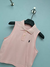 RALPH LAUREN 26S SLEEVELESS POLO TOP 476