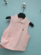 RALPH LAUREN 26S SLEEVELESS POLO TOP 476