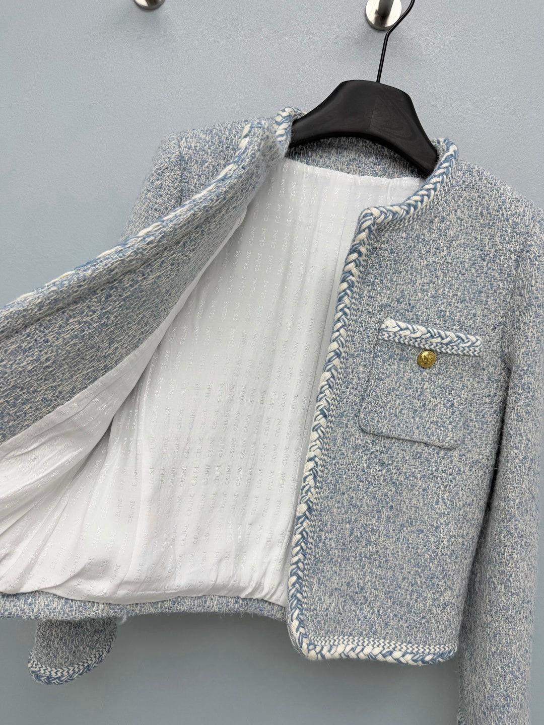 CELINE 26S TWEED JACKET 602