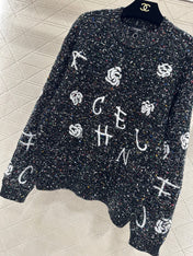 CHANEL 26S CASHMERE BLEND KNIT SWEATER 731