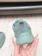 HM 26S TRAIL SNEAKERS IN SAGE GREEN PERFORATED SUEDE