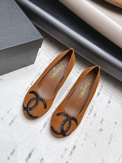 CHANEL 26S HIGH HEEL PUMPS 80 MM IN BROWN SUEDE
