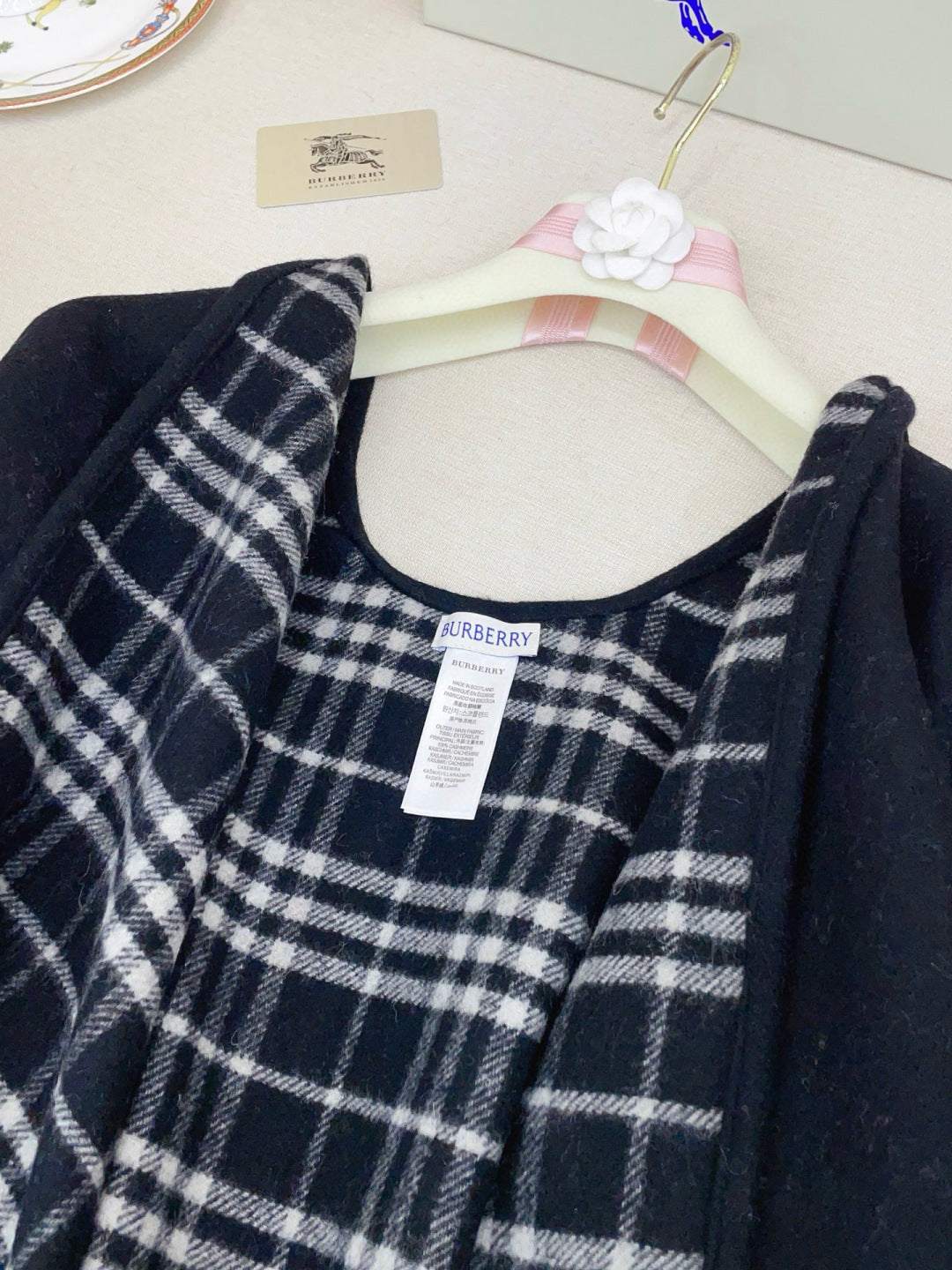 BURBERRY 25S DOUBLE-FACED CASHMERE COAT 207