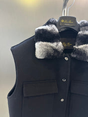 LP 26S FUR-COLLAR VEST 595