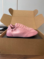 PRADA 25S SNEAKER IN PINK SILK