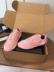 PRADA 25S SNEAKER IN PINK SILK