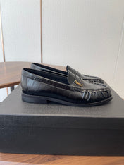 YSL 26S LOAFER IN BLACK CALFSKIN