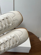 THE ROW 26S SNEAKERS IN WHITE CALFSKIN