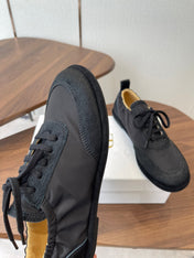 THE ROW 26S SNEAKERS IN BLACK PONY HAIR AND FABRIC