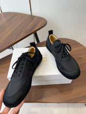 THE ROW 26S SNEAKERS IN BLACK PONY HAIR AND FABRIC